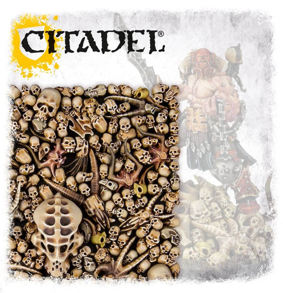 Warhammer Citadel AOS 40K Bloodletter Skulls Horns x 30 U1 E 